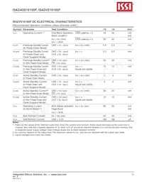 IS42S16100F-7TL-TR Datasheet Page 11