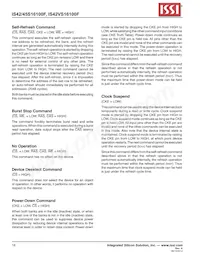IS42S16100F-7TL-TR Datasheet Page 18