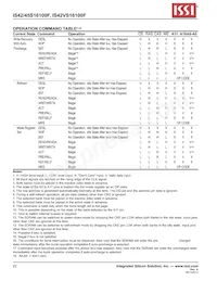 IS42S16100F-7TL-TR Datenblatt Seite 22