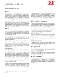 IS42S16160B-6BLI-TR Datasheet Pagina 7