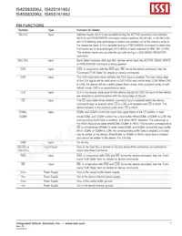 IS42S16160J-6TI Datasheet Page 7