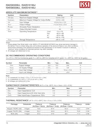 IS42S16160J-6TI Datenblatt Seite 16