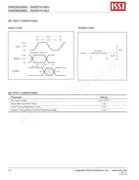 IS42S16160J-6TI Datasheet Pagina 20