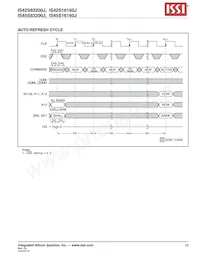 IS42S16160J-6TI Datasheet Pagina 23