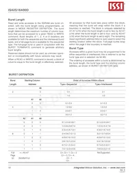 IS42S16400D-6BLI-TR Datenblatt Seite 18