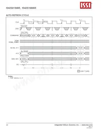 IS42S16800E-7TL-TR Datasheet Pagina 22