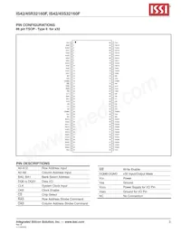 IS42S32160F-75ETLI Datasheet Pagina 3