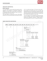 IS42S32200E-7TL-TR數據表 頁面 14
