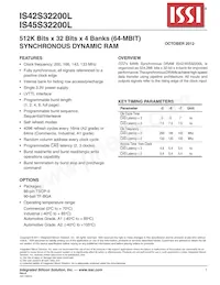 IS42S32200L-7BI Datasheet Cover