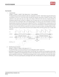 IS42S32800B-6BI-TR Datasheet Page 7