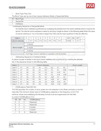 IS42S32800B-6BI-TR Datasheet Pagina 17