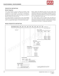 IS42S32800G-7BI Datasheet Pagina 22