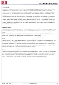 IS42SM16160K-6BLI Datasheet Page 9