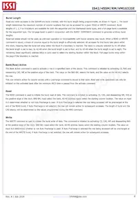 IS42SM16320E-6BLI Datasheet Pagina 9