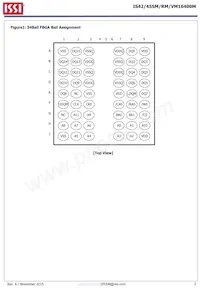 IS42SM16400M-6BLI Datasheet Pagina 2