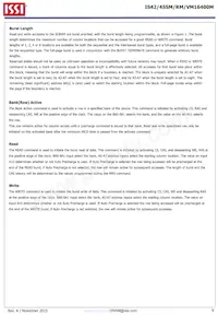 IS42SM16400M-6BLI Datasheet Pagina 9