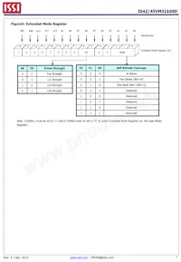 IS42VM32160D-6BLI數據表 頁面 7