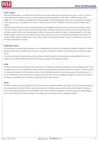 IS42VM32160D-6BLI Datasheet Pagina 9