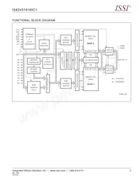 IS42VS16100C1-10TLI-TR Datasheet Pagina 3