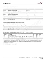 IS42VS16100C1-10TLI-TR Datasheet Pagina 4