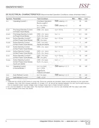 IS42VS16100C1-10TLI-TR Datasheet Pagina 6