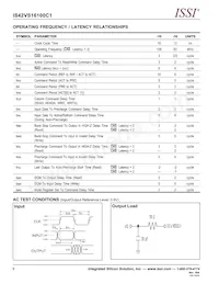 IS42VS16100C1-10TLI-TR Datasheet Pagina 8