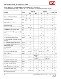 IS43DR82560B-3DBL Datenblatt Seite 18