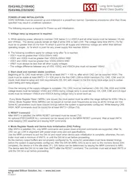 IS43LD32320C-18BLI Datasheet Pagina 10