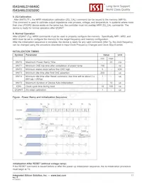 IS43LD32320C-18BLI Datasheet Pagina 11