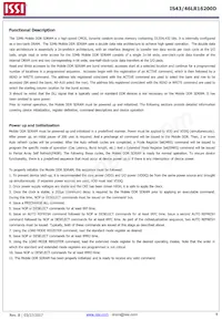 IS43LR16200D-6BLI Datasheet Page 9