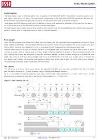 IS43LR16200D-6BLI Datasheet Page 11