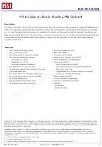 IS43LR32320B-5BLI Datasheet Copertura