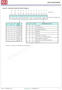 IS43LR32800F-6BL-TR Datenblatt Seite 9