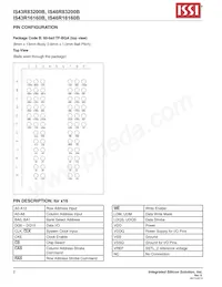 IS43R16160B-6TLI-TR Datasheet Pagina 2