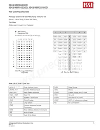 IS43R16320D-6BI Datasheet Page 5