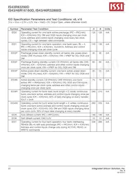 IS43R32800D-5BI Datasheet Pagina 22