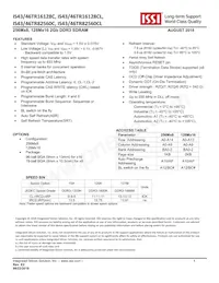 IS43TR16128C-107MBLI Datenblatt Cover