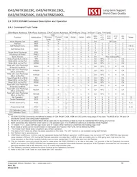 IS43TR16128C-107MBLI Datasheet Page 19