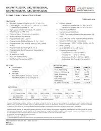 IS43TR85120AL-15HBL-TR Datenblatt Cover