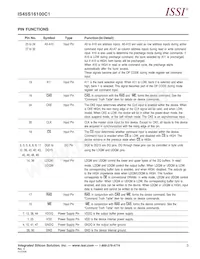 IS45S16100C1-7BLA1-TR Datenblatt Seite 3