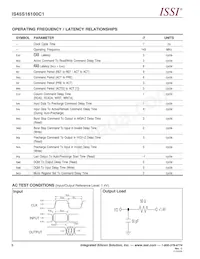 IS45S16100C1-7BLA1-TR數據表 頁面 8