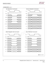 IS45S16100C1-7BLA1-TR Datenblatt Seite 10