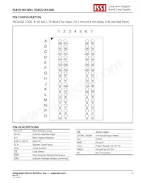 IS45S16100H-7BLA2 Datasheet Pagina 3