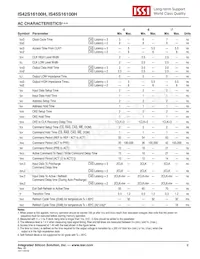 IS45S16100H-7BLA2 Datasheet Pagina 9