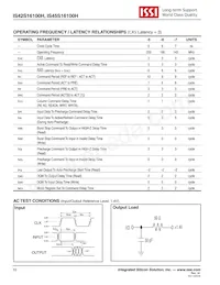 IS45S16100H-7BLA2 Datasheet Pagina 10