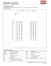 IS45S16160D-7TLA2-TR Datasheet Pagina 6