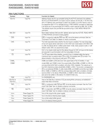 IS45S16160D-7TLA2-TR Datasheet Pagina 7