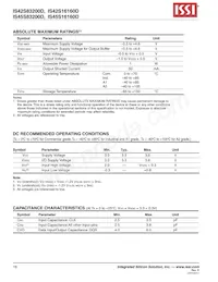 IS45S16160D-7TLA2-TR Datasheet Pagina 16