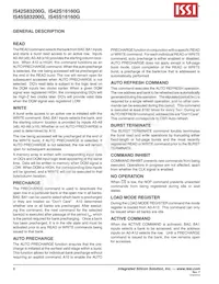 IS45S16160G-7CTLA2 Datasheet Pagina 8