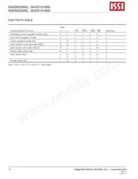 IS45S16160G-7CTLA2 Datasheet Pagina 10